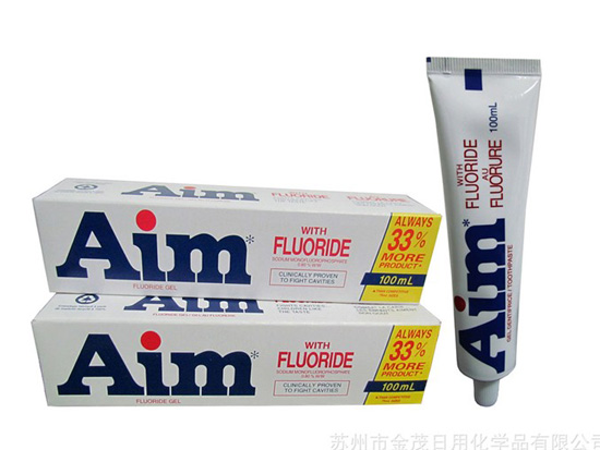 AIM100ml牙膏、可贴牌加工牙膏，欢迎合作！